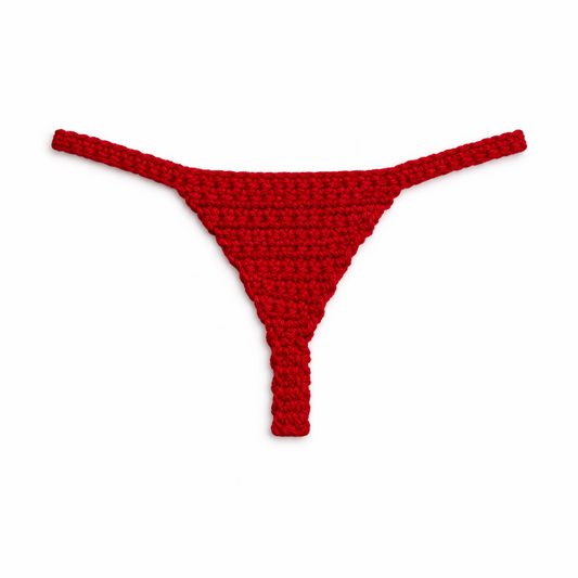 Stringos Rouge et Blanc derriere